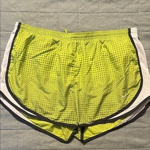 Nike Yellow Athletic Shorts